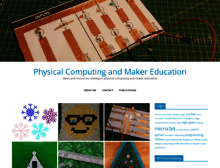 physicalcomputing.co.uk screenshot