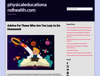 physicaleducationandhealth.com screenshot