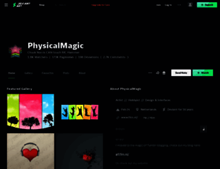 physicalmagic.deviantart.com screenshot