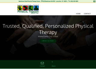 physicaltherapygrouplouisville.com screenshot