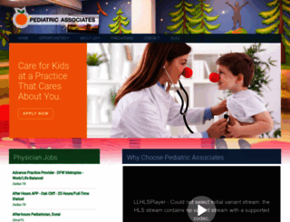 physicianjobs.pediatricassociates.com screenshot