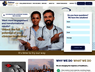physicianleadership.org screenshot
