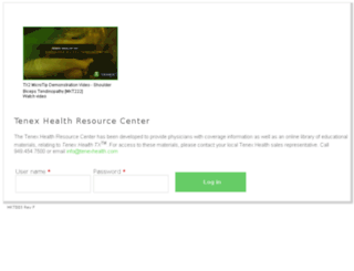 physicians.tenexhealth.com screenshot