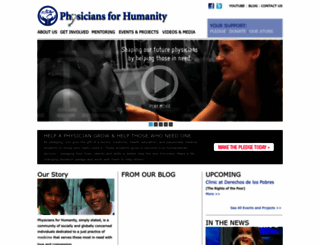 physiciansforhumanity.org screenshot