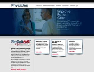 physiciansoftwaresystems.com screenshot