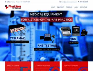 physiciansoptions.com screenshot