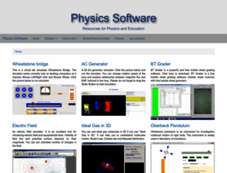 physics-software.com screenshot