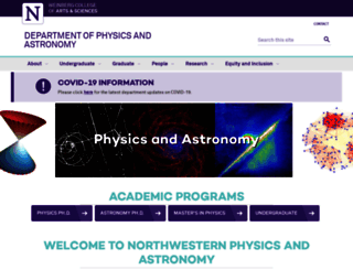 physics.northwestern.edu screenshot