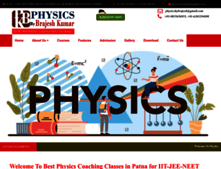 physicsbybrajeshkumar.com screenshot