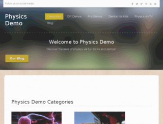 physicsdemo.com screenshot