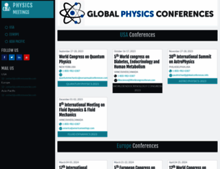 physicsmeeting.com screenshot