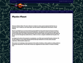 physicsplanet.com screenshot