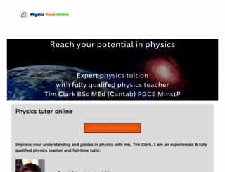physicstutoronline.co.uk screenshot