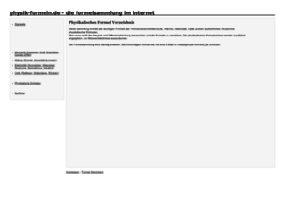 physik-formeln.de screenshot