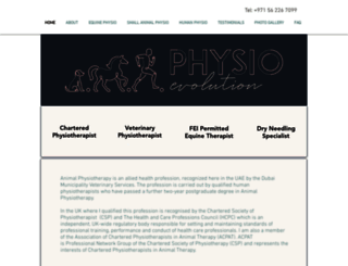 physio-evolution.com screenshot