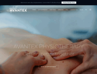 physioavantex.com screenshot
