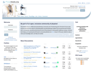 physioblasts.org screenshot