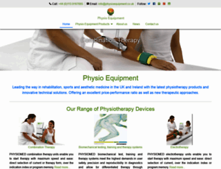 physioequipment.co.uk screenshot