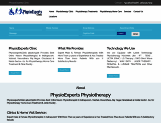 physioexpertsclinic.com screenshot