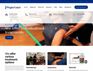 physiofusion.co.nz screenshot