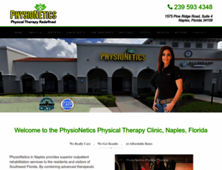 physioneticstherapy.com screenshot