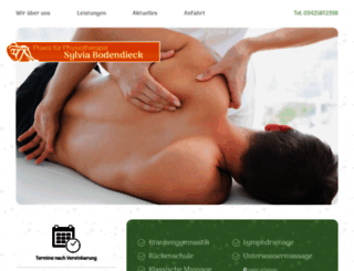 physiotherapie-bodendieck.de screenshot