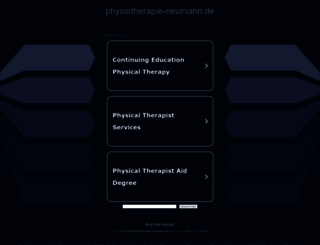 physiotherapie-neumann.de screenshot