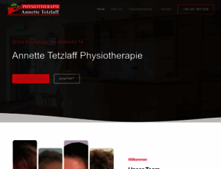 physiotherapie-tetzlaff.de screenshot