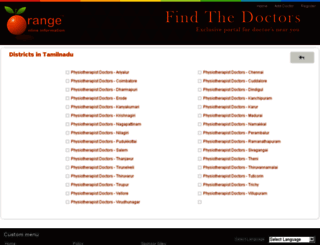 physiotherapist.findthedoctors.info screenshot