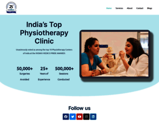 physiotherapistdelhi.com screenshot