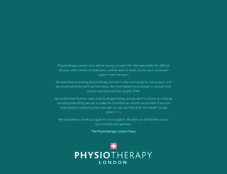 physiotherapy-specialists.co.uk screenshot