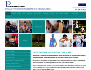 physiotherapy2fit.com screenshot