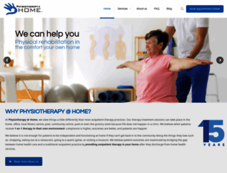 physiotherapyathome.co.za screenshot