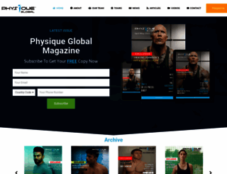 physiqueglobal.com screenshot