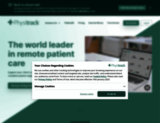 physitrack.com.au screenshot