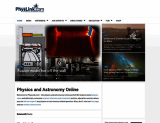 physlink.com screenshot