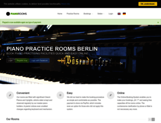 piano-rooms.com screenshot