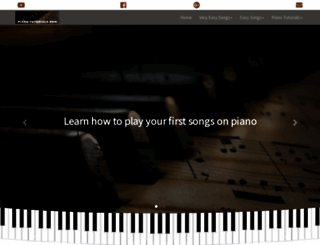 piano-tutorials.com screenshot