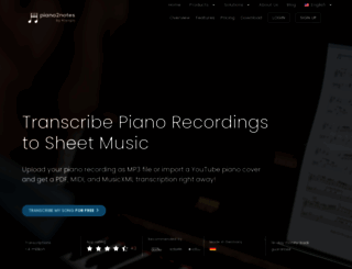 piano2notes.com screenshot