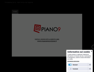 piano9produzioni.jimdo.com screenshot