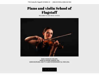 pianoandviolinschoolofflagstaff.com screenshot