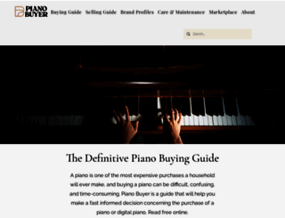 pianobuyer.com screenshot