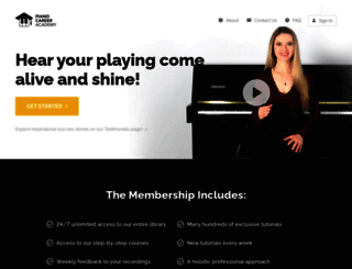pianocareeracademy.com screenshot