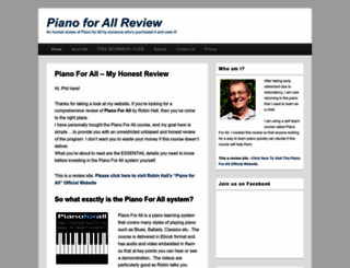 pianoforallreview.co.uk screenshot