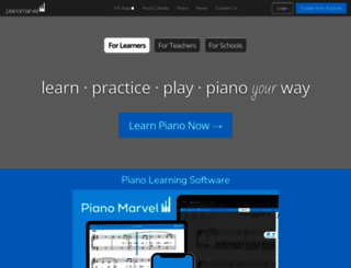 pianomarvel.com screenshot