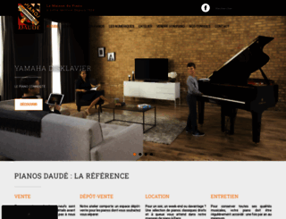 pianos-daude.com screenshot