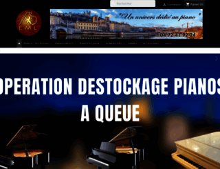 pianos-lyon.com screenshot