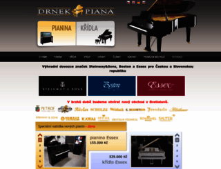 pianos.cz screenshot