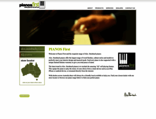 pianos1st.com.au screenshot