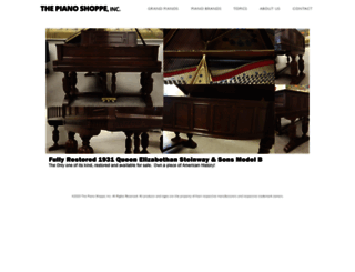 pianoshoppela.com screenshot